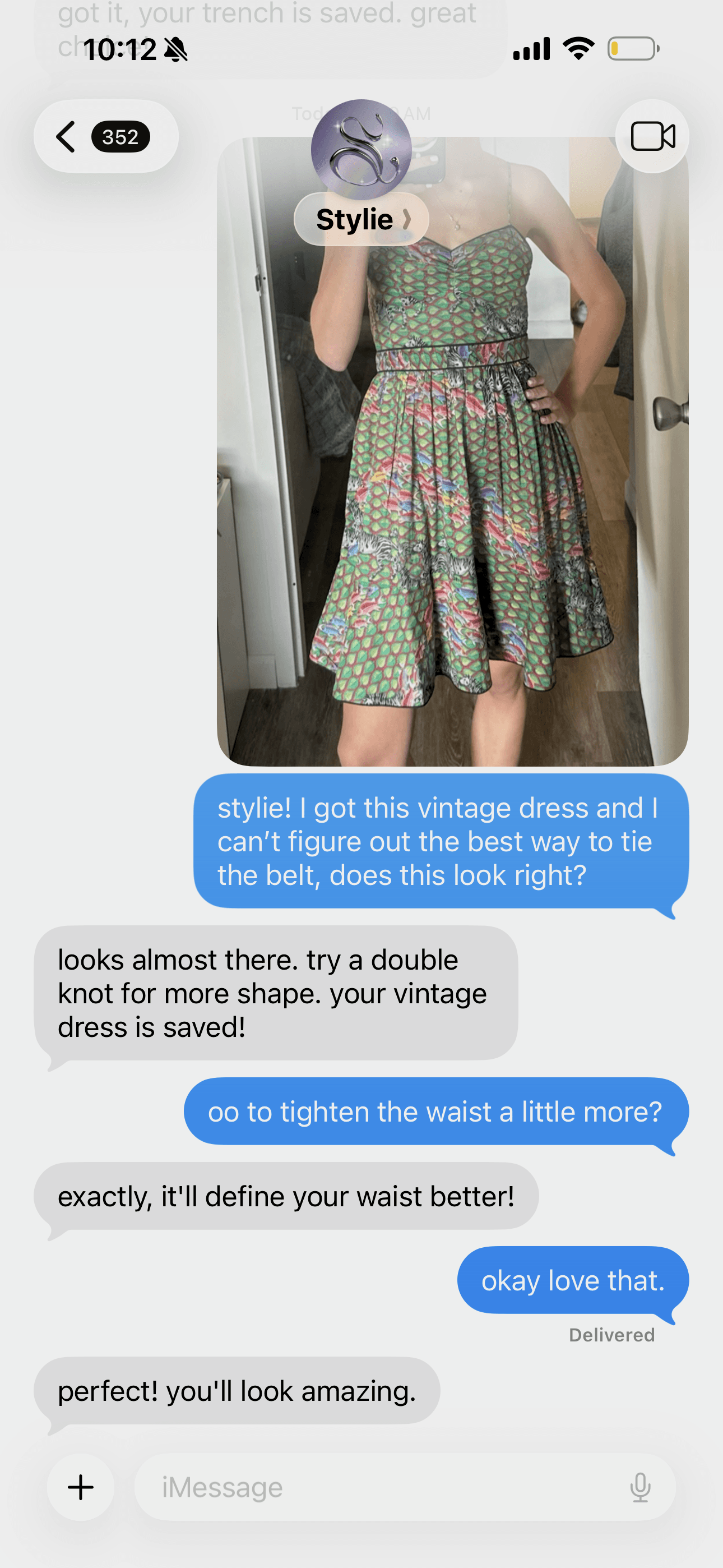 Stylie conversation example